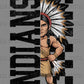 Indians Grunge Checkered Sports Mascot Ready to Press Transfer DTF Transfer Sublimation Transfer