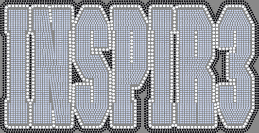 Inspir3 3 Color Approximately 11" wide Spangle Transfer