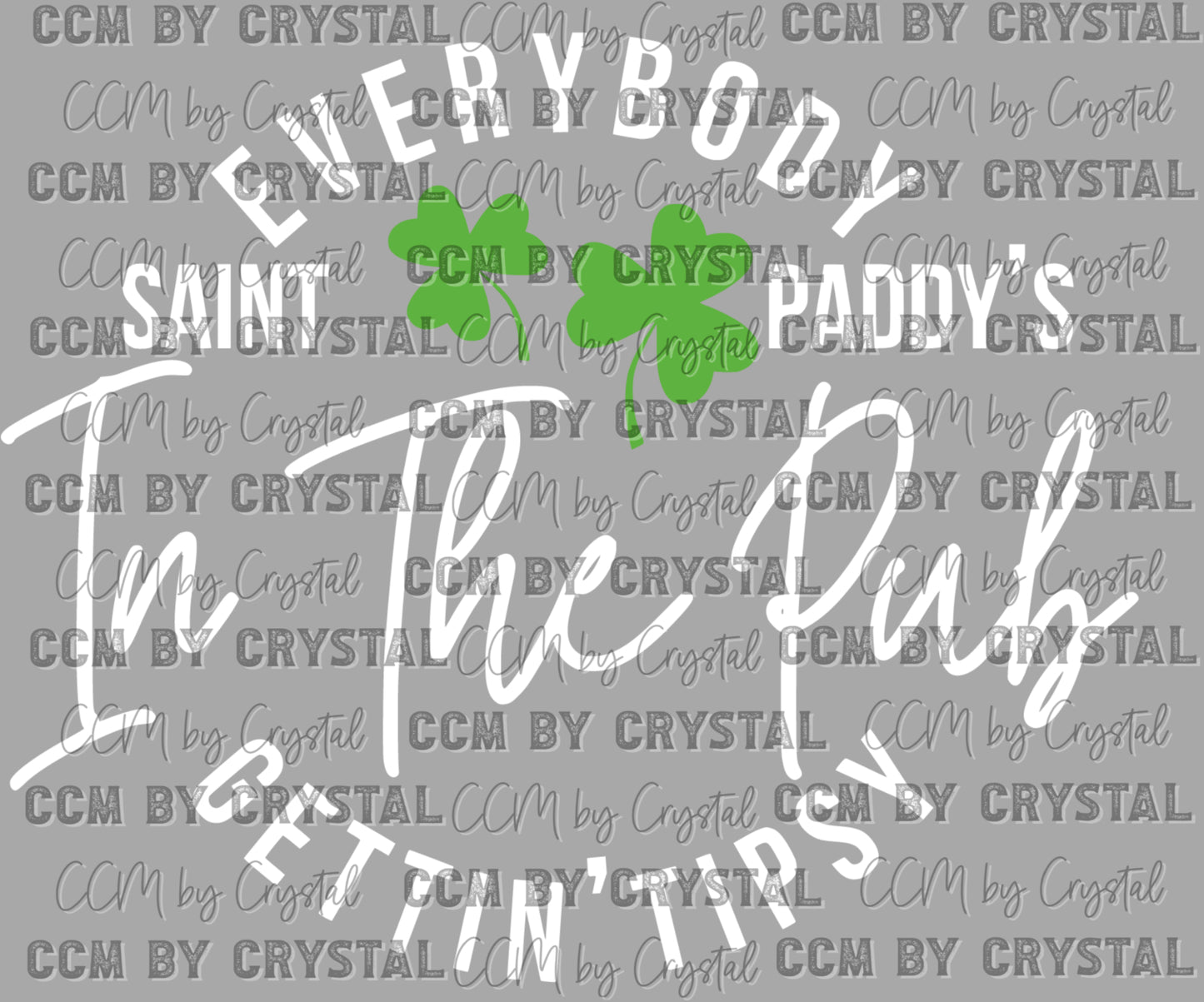 In the Pub St. Patrick's Day Ready to Press Transfer DTF Transfer