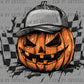 Halloween Jack O Lantern With A Hat Ready to Press Transfer DTF Transfer Sublimation Transfer