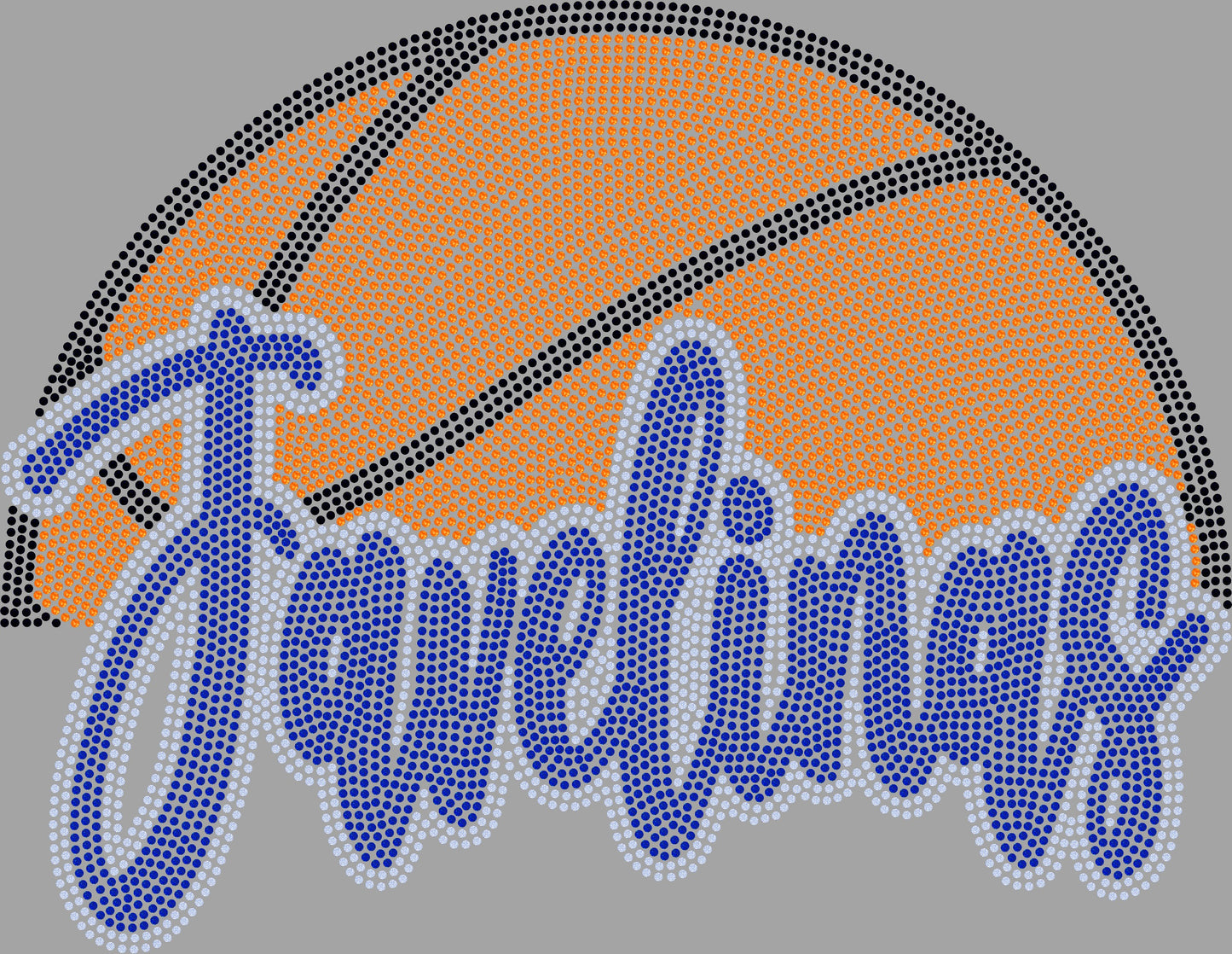 Javelinas Basketball Approximately 11" wide Spangle Transfer