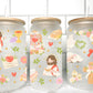 Jesus Loves You UV Transfer 16oz Libby Glass Can Wrap Ready to Apply