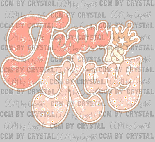 Jesus is King Ready to Press Transfer