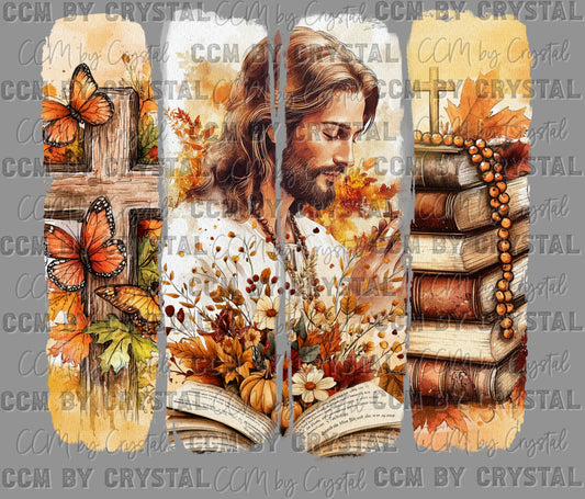 Jesus Fall Ready to Press Transfer DTF Transfer Sublimation Transfer