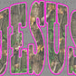 Jesus Camo Christian Ready to Press Instant Peel DTF Transfers Sublimation Transfers