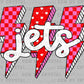 Jets Masoct Lightning Bolts Ready to Press DTF Transfers Sublimation Transfers