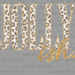 Jolly Ish Leopard Christmas Ready to Press DTF Transfers