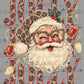 Leopard Jolly Santa Christmas Ready to Press DTF Transfers Sublimation Transfers