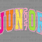 Junior 2027 Colorful Ready to Press Instant Peel DTF Transfers Sublimation Transfers