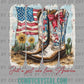 Just a Girl Who Loves America USA 4th of July Patriotic Ready to Press Transfer DTF Transfer Sublimation Transfer