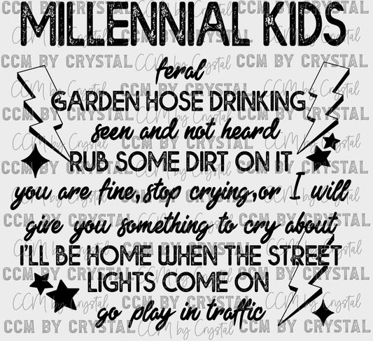 Millennial Kids Ready to Press Transfer
