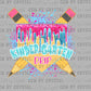 Kindergarten Drip Back to School Baseball Ready to Press Transfer DTF Transfer Sublimation Transfer