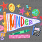 Kinder Pennant Back to School Ready to Press DTF Transfers Sublimation Transfers