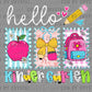 Hello, Kindergarten to School Ready to Press Transfer DTF Transfer