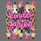 Kindergarten Leopard Pencils Back to School Ready to Press Transfer Direct to Film DTF Transfers