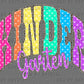 Kindergarten Colorful Back to School Back to School Ready to Press DTF Transfers Sublimation Transfers