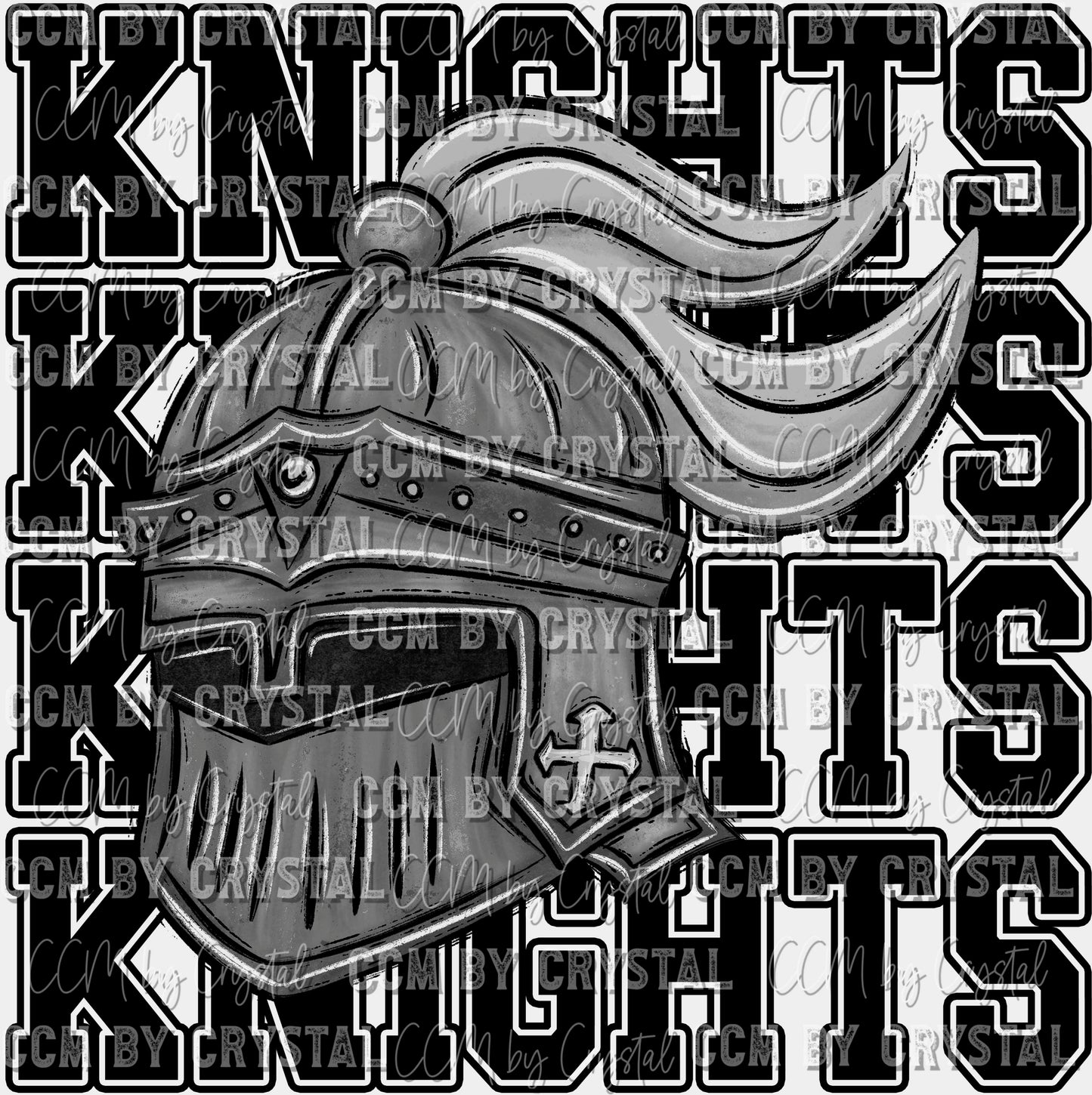 Knights Mascot PNG Digital File ONLY