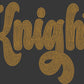 Knights 11" 1-Color Ready to Press Spangle Transfer Bling Transfer Sparkle Transfer