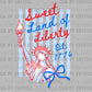 Land of Liberty USA 4th of July Patriotic DTF Transfer Sublimation Transfer