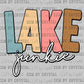 Lake Junkie Solid Ready to Press Transfer