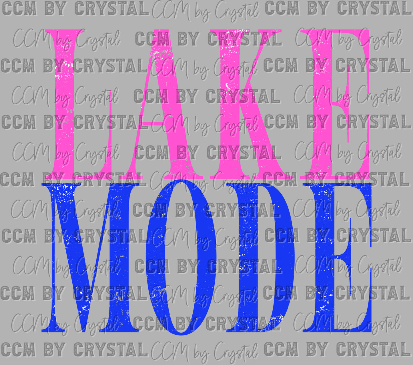 Lake Mode Ready to Press Instant Peel DTF Transfers Sublimation Transfers