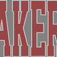 Lakers 2-Color Approximately 11"X6" Spangle Transfer