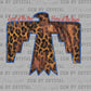 Leopard USA Land of the Free Patriotic 4th of July Ready to Press Instant Peel DTF Transfers Sublimation Transfers