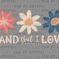 Land That I Love Clean USA Ready to Press Transfer DTF Transfer