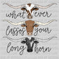 Whatever Lassos Your Longhorn Rodeo Western Ready to Press Transfer