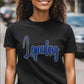 Legendary 11" 2-Color Ready to Press Spangle Transfer Bling Transfer Sparkle Transfer