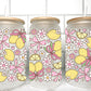 Lemons Girly UV Transfer 16oz Libby Glass Can Wrap Ready to Apply