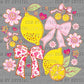 Summertime Lemons Ready to Press Transfer DTF Transfer Sublimation Transfer