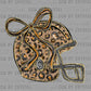 Leopard Cheetah Football Helmet Ready to Press Transfer DTF Transfer Sublimation Transfer