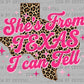 Leopard Texas DTF Transfer Sublimation Transfer