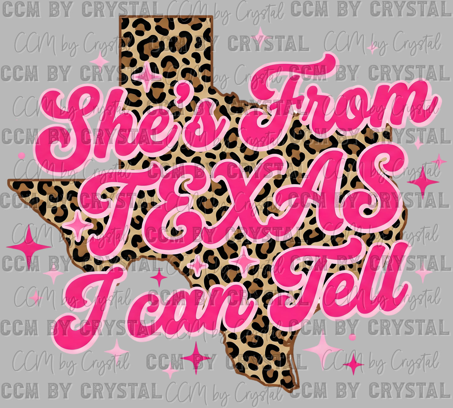 Leopard Texas DTF Transfer Sublimation Transfer
