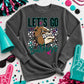 Let's Go Bulldogs Mascot Ready to Press DTF Transfers