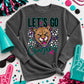 Let's Go Cougars Mascot Ready to Press DTF Transfers