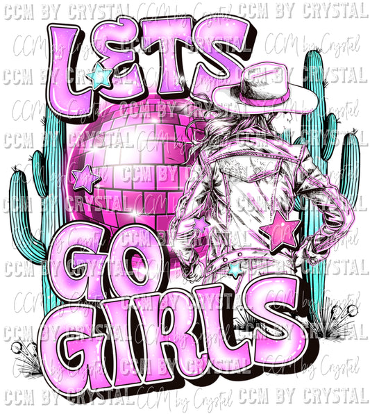 Let's Go Girls Cowgirl Ready to Press Transfer