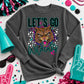 Let's Go Wildcats Mascot Ready to Press DTF Transfers