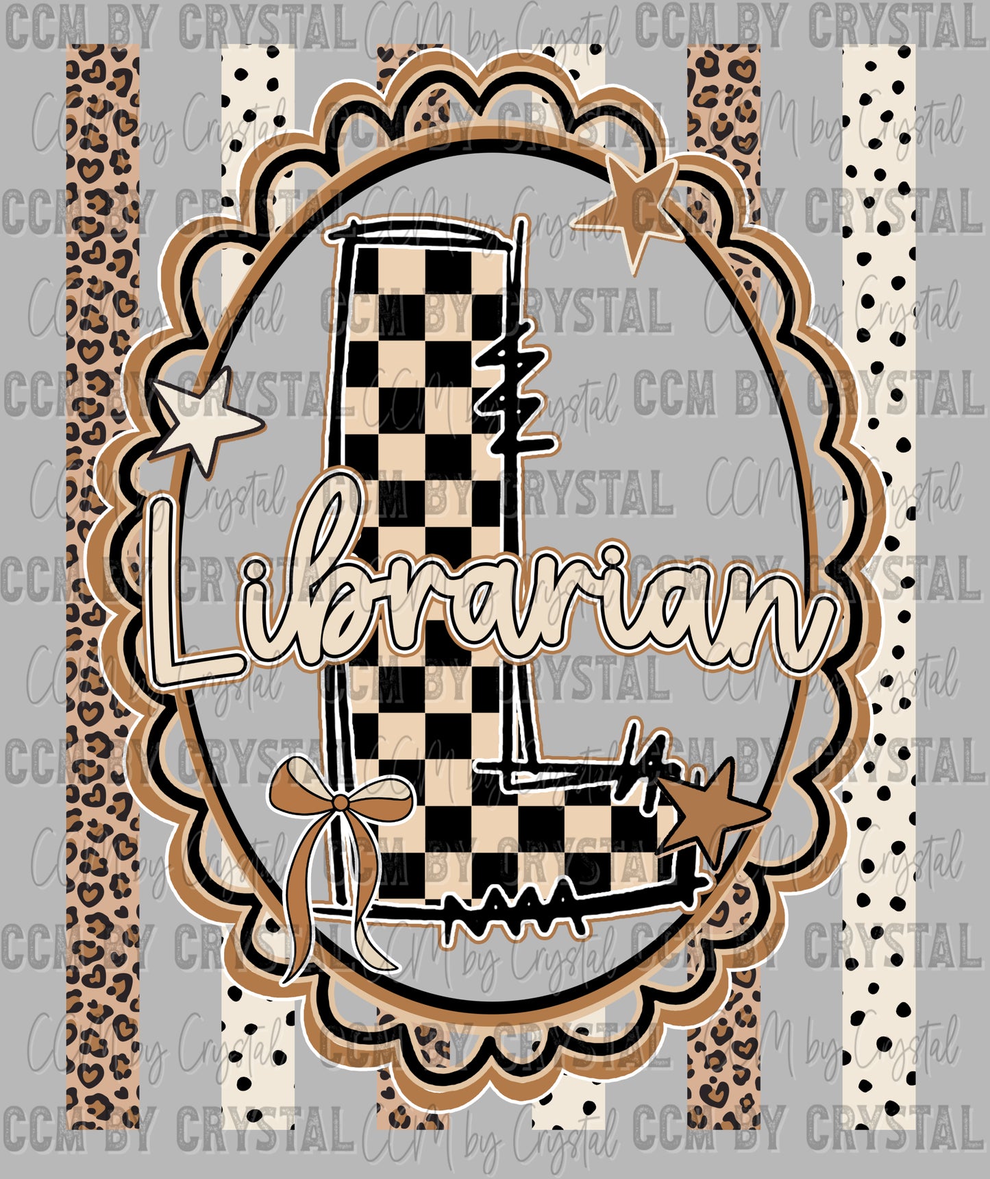 Librarian Back to School Ready to Press DTF Transfers Sublimation Transfers