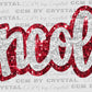 Lincoln Faux Glitter Ready to Press Transfer DTF Transfer Sublimation Transfer