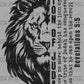 Lion of Judah Black Ready to Press Transfer DTF Transfer Sublimation Transfer