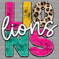 Lions Ready to Press Transfer DTF Transfer Sublimation Transfer