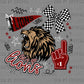 Let's Go Lions Mascot Ready to Press Transfer DTF Transfer Sublimation Transfer