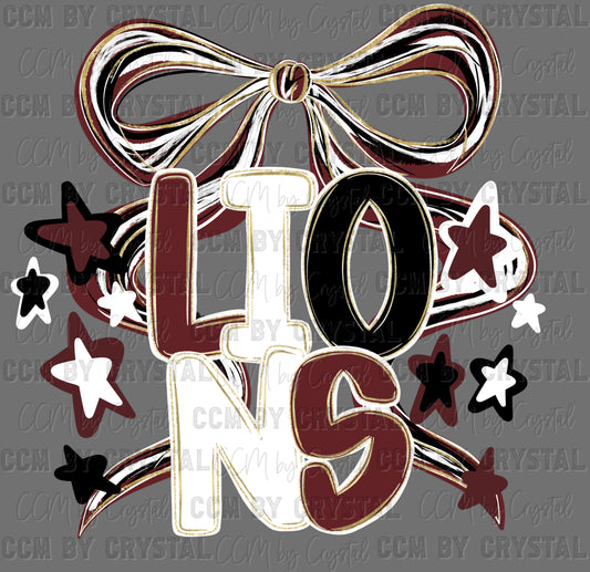 Kenedy Lions Ready to Press Transfer DTF Transfer Sublimation Transfer