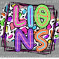 Lions Colorful Leopard Background Mascot Ready to Press Transfer