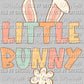 Little Bunny Easter Ready to Press Transfer DTF Transfer Sublimation Transfer