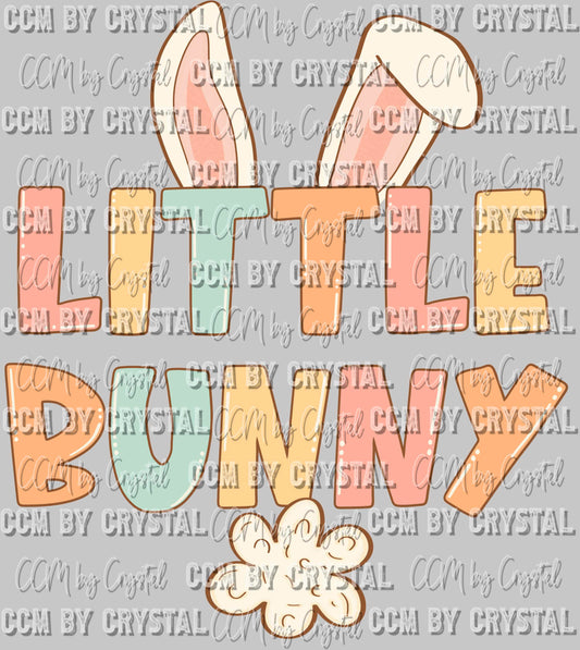 Little Bunny Easter Ready to Press Transfer DTF Transfer Sublimation Transfer