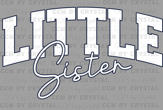 Little Sister Ready to Press DTF Transfers Sublimation Transfers