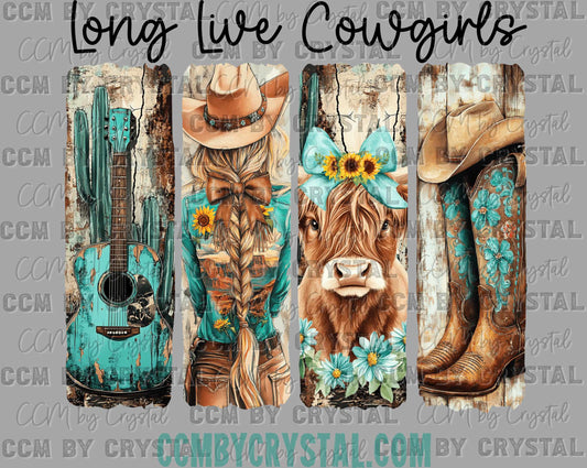 Long Live Cowgirls Western Ready to Press Transfer DTF Transfer Sublimation Transfer